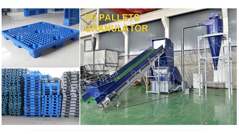 PE PALLETS GRANULATOR